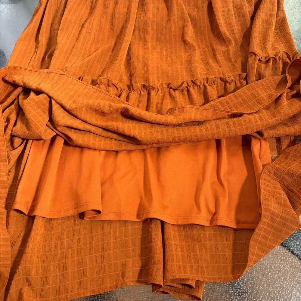 Taylor Maxi Dress Womens Small Cottage Boho Tasseled Tiered Festival Peasant - Picture 5 of 10